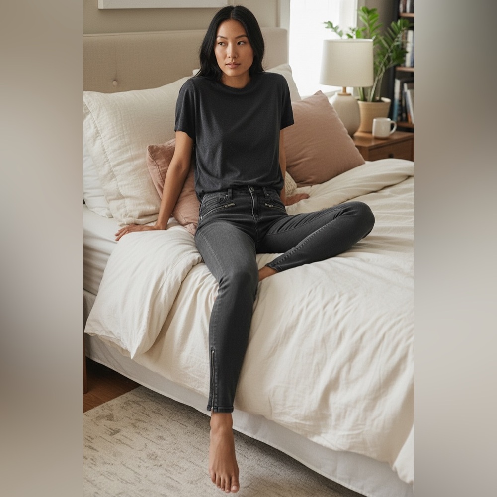 Rock & Republic Charcoal Skinny Jeans